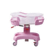 culla pediatrica con rotelle / ad altezza fissa / trasparente
