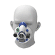 maschera per ossigenoterapia didattica