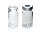 fiala da laboratorio / PTFE / in vetro / con tappo