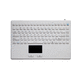 tastiera medicale con touchpad / con tastierino numerico / in silicone / lavabile