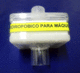 filtro antibatterico / antivirale / idrofobo / per ventilazione artificiale