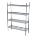 scaffalatura modulare / mobile / con griglia / in acciaio inossidabile