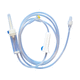 set di infusione in polietilene / in polivinilcloruro (PVC) / con camera di gocciolamento / con connettore a Y