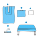 kit medico per chirurgia ORL / monouso / personalizzabile / con salviette detergenti