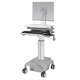 carrello medico / per monitor / par paziente umano / compatto