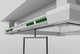 trave tecnica a soffitto / per terapia intensiva