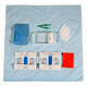 kit medico per sondaggio delle vie urinarie / per posa di catetere / monouso / sterile