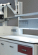 workstation da laboratorio da terra / con ventilazione / con lavandino / a flusso laminare