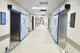 porta di servizio / per ospedale / scorrevole / antibatterica