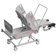 letto da parto / manuale / pediatrico / ad altezza regolabile
