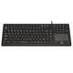 tastiera con touchpad / in silicone / lavabile / antimicrobica