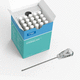 cannula per accesso vascolare / dritta / in acciaio inossidabile / monouso