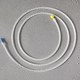 tubo per iniezione di prodotto di contrasto / in PVC / dritto / flessibile