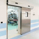 porta per ospedale / da laboratorio / per l'industria farmaceutica / scorrevole
