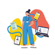 applicazione web di pianificazione / di gestione dati dei pazienti / di controllo accessi / di gestione dati