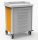 carrello per materiale sterile / per cestelli di sterilizzazione / ospedaliero / per studio veterinario