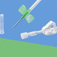ago per fistola arterovenosa (FAV) / con alette / sterile / 15G