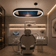 illuminazione per sala operatoria / per clinica odontoiatrica / per sala trattamenti / sospensione ovale