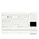 tastiera medicale con touchpad / in silicone / impermeabile / igienica