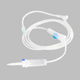 set di infusione intravenoso / in polivinilcloruro (PVC) / con camera di gocciolamento / con rubinetto