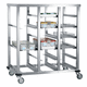 carrello per contenitori di sterilizzazione / per cestelli di sterilizzazione / per uso generale / di stoccaggio