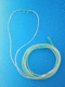 cannula nasale a ossigeno / pediatrica / per adulto / senza lattice