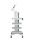 carrello medico / per endoscopia / per monitor / in alluminio