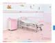 letto da ospedale / manuale / pediatrico / ad altezza regolabile
