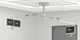 braccio di supporto per lampada / per sala operatoria / a soffitto