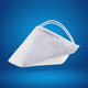 maschera respiratoria FFP2 / FFP3 / in polipropilene / senza lattice