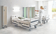 paravento medicale pieghevole / con supporto murale / 2 pannelli / di camera d'ospedale