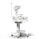 tavolo di rianimazione neonatale con contenitore / con lampada per fototerapia / ad altezza regolabile / su rotelle