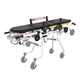 barella con carrello per ambulanze / da trasporto / manuale / ad altezza regolabile