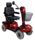 scooter per disabili elettrico / a 4 ruote / con cestello