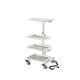 carrello per chirurgia / per dispositivi medici / di stoccaggio / 4 vassoi