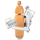 riunito odontoiatrico compatto / con poggiatesta flessibile / con monitor / con sistema di igiene