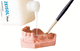 materiale odontoiatrico in silicone / per ricostruzione dentale
