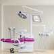 riunito odontoiatrico con poltrona elettrica / con poggiatesta flessibile / con sistema di igiene / con portastrumenti
