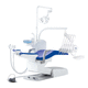 riunito odontoiatrico con poltrona idraulica / con poggiatesta flessibile / con sistema di igiene / con portastrumenti