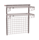 scaffalatura 2 ripiani / con griglia / da parete / antibatterica