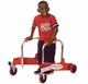 deambulatore rollator a 4 ruote / pediatrico / ad altezza regolabile / pieghevole