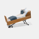 letto per terapia intensiva / meccanico / ad altezza regolabile / con rotelle