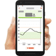 applicazione mobile di gestione del diabete / di gestione delle allerte / di gestione dati dei pazienti / di condivisione