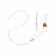 catetere venoso / pediatrico / a doppio lume / in silicone