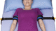 cinghia di fissaggio per letto ospedaliero / per braccio / imbottita / con chiusura Velcro®