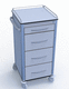 carrello medico / per farmaci / 4 cassetti