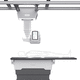 sistema di radiografia / digitale / per radiografia multidisciplinare / con tavolo
