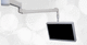 braccio di supporto per monitor / medico / a muro
