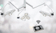 lampada scialitica a soffitto / LED / 3 bracci / 96