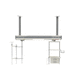 trave tecnica a soffitto / per terapia intensiva / per sala operatoria / 2 bracci